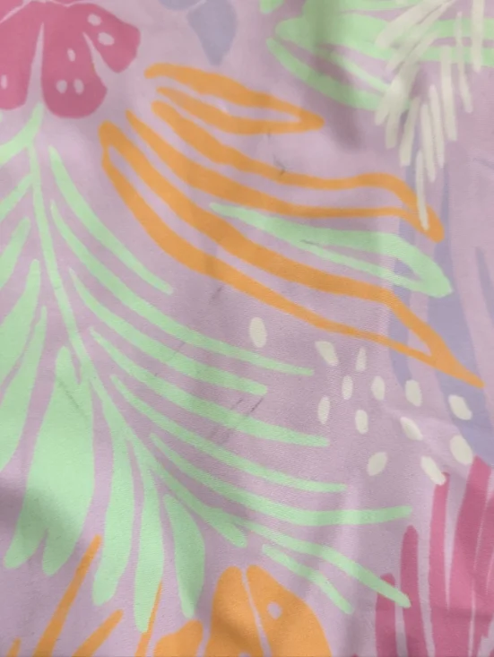 Cotton on Kids Girls Tropical Printed Long Sleeve Rashguard - Size 3 - Picture 7 of 7